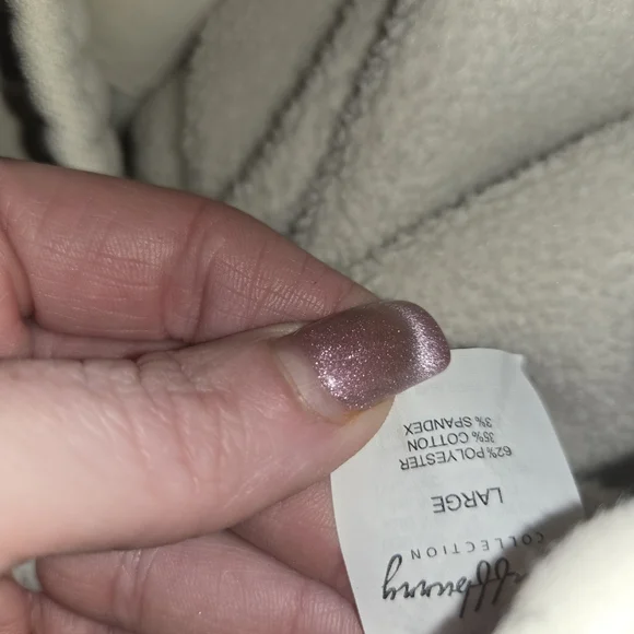 Men's White Sweatpants - Picture 3 of 3